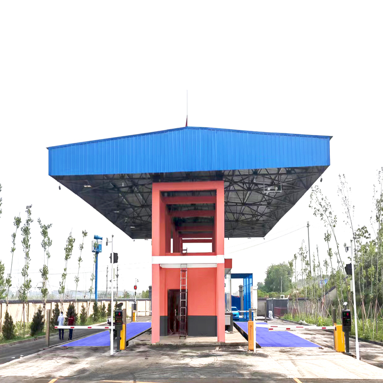 河北邯鄲市峰峰礦區(qū)2臺無人值守稱重地磅安裝現(xiàn)場